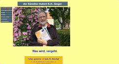 Desktop Screenshot of juenger-kunst.de
